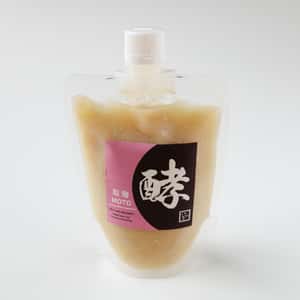 甘酒麹で作る＜塩麹 酵＞自然栽培米の甘酒麹を使用した甘じょっぱい味わい