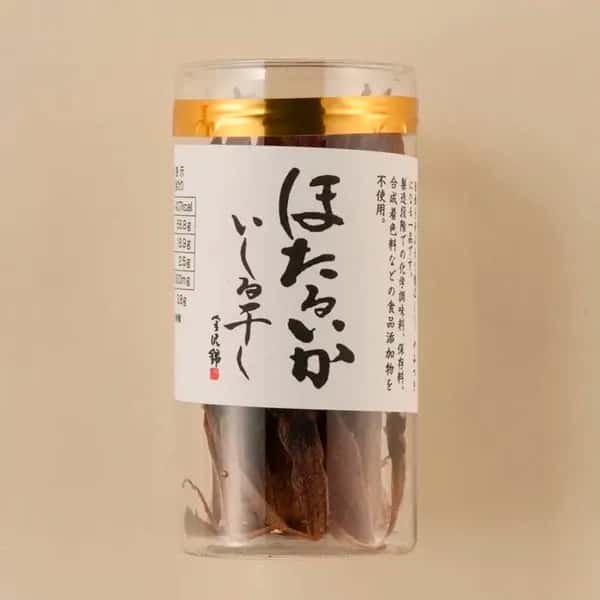 〈ほたるいかいしる干し〉お酒の肴にぴったり　日本海産ほたるいか使用素材の味そのままの干し製品