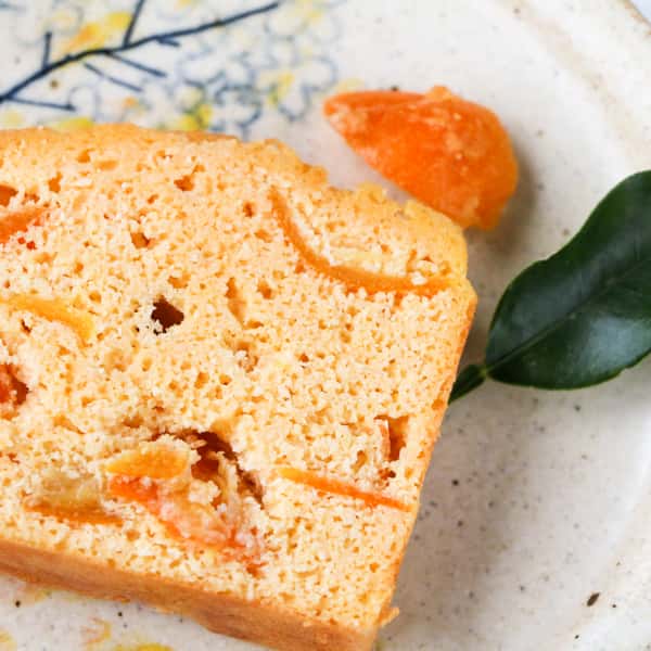 【果実シーズンオフのため販売期間外】グレインフリーケーキブレッド【フレッシュ金柑】穀物・小麦・米粉・白砂糖・乳製品不使用＊再販開始