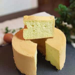 農薬不使用米粉と有機素材で手作り＜ふんわりしっとり米粉シフォンケーキ/ホール＞ノンオイルで乳・小麦・食品添加物不使用
