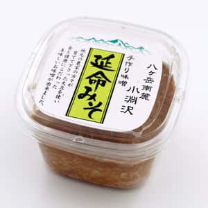 無添加手作り＜延命味噌＞八ヶ岳の水で仕上げた味噌