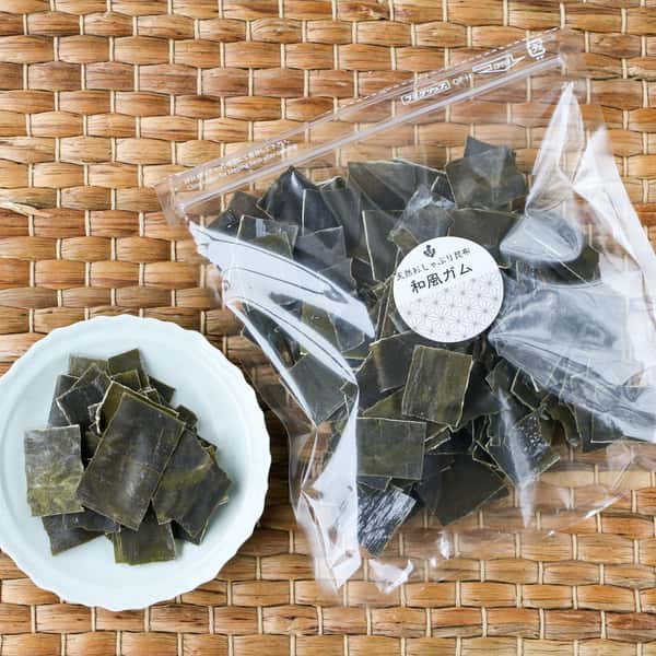 ～自然のおやつ～北海道道南産天然昆布の和風ガム(おしゃぶり昆布)