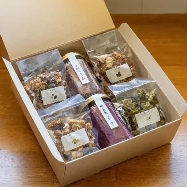 【白砂糖・小麦不使用】発酵あんこ、糀×果実、糀グラノーラのギフトBOX
