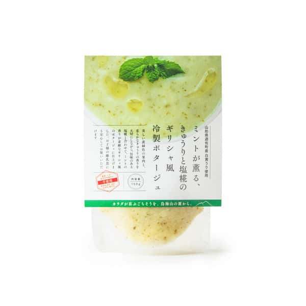 【野菜が美味ければポタージュも美味い！】ミントが香る、きゅうりと塩麹のギリシャ風冷製発酵ポタージュ