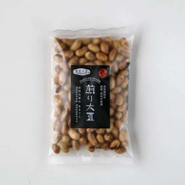 【自然栽培】丸玄の大粒煎り大豆｜ポリポリ食感・おやつやおつまみに