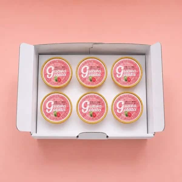 「有機グアバ農園のなめらかジェラート」ギフト70ml×6個セット