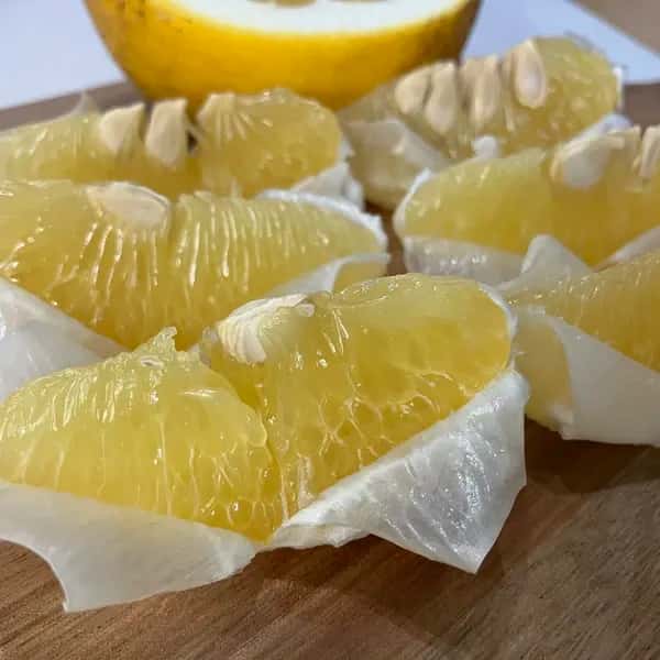 栽培期間中 農薬・化学肥料不使用の河内晩柑＜有機転換期間中＞さわやかな甘味のジューシーな柑橘