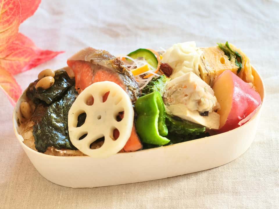 冷凍弁当 背景