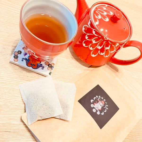 農薬・化学肥料不使用＜陶器焙煎小豆茶＞　6g×10袋