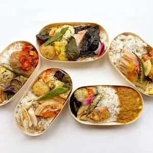 夏のお弁当5種（冷凍）【無農薬米、無添加、野菜は有機または特別栽培】