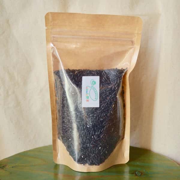 黒米 令和7年産（無農薬・無肥料/ハザかけ天日干し）