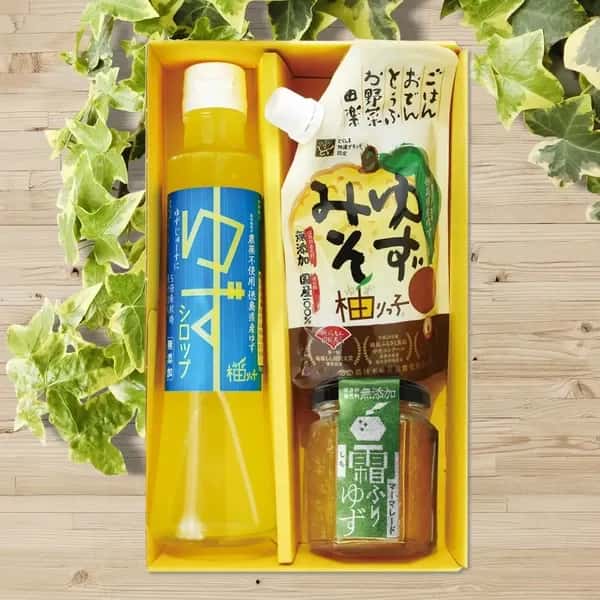 【父の日に】化学調味料無添加＜ゆずのギフトセット＞徳島県産柚子使用