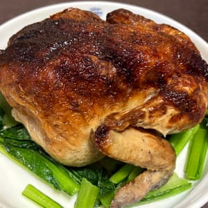 沖縄やんばるハーブ若鶏＜黒麹熟成ブラックローストチキン＞湯せんで“焼きたて”気分の口コミ・レビュー(スクリエックスさん)