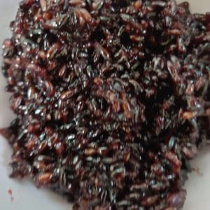 【天日干し・令和7年度産】黒米（朝紫）　農薬・除草剤・化学肥料不使用の口コミ・レビュー(月夜見さん)