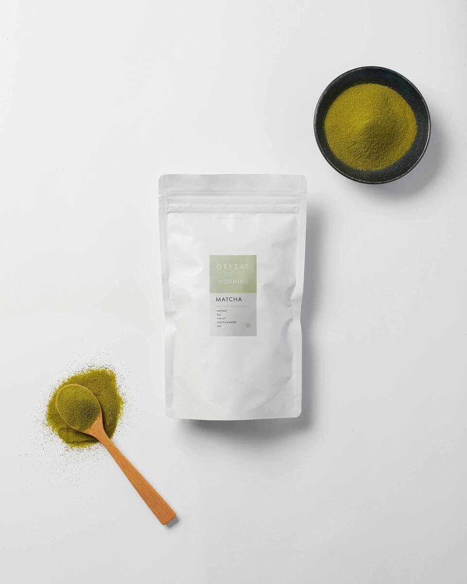 農薬・化学肥料不使用のお米から作る＜糀グラノーラ・抹茶＞砂糖不使用