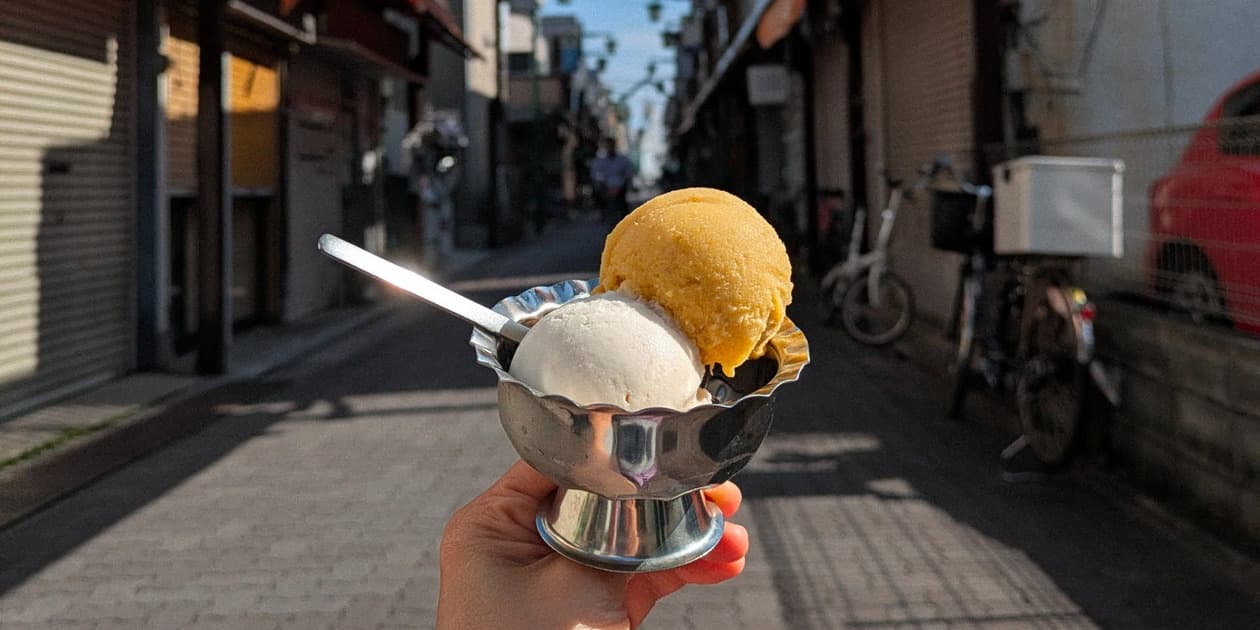 あくび - ICE CREAM & CRAFT BEERロゴ