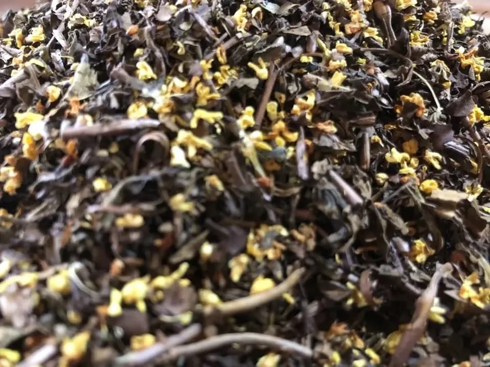 【無農薬・無化学肥料栽培】 贅沢な金木犀のほうじ茶