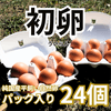 初卵（若鶏が初めて産んだ、一生に一度の贈り物）　Sサイズ24個