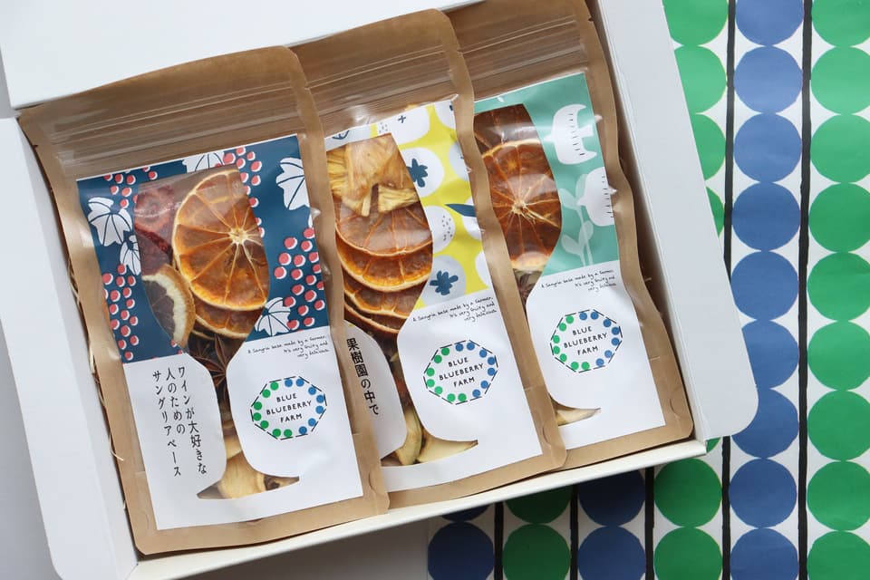 自宅で簡単にサングリアが作れるサングリアベース詰め合わせ＜ギフトボックス3種類セット＞