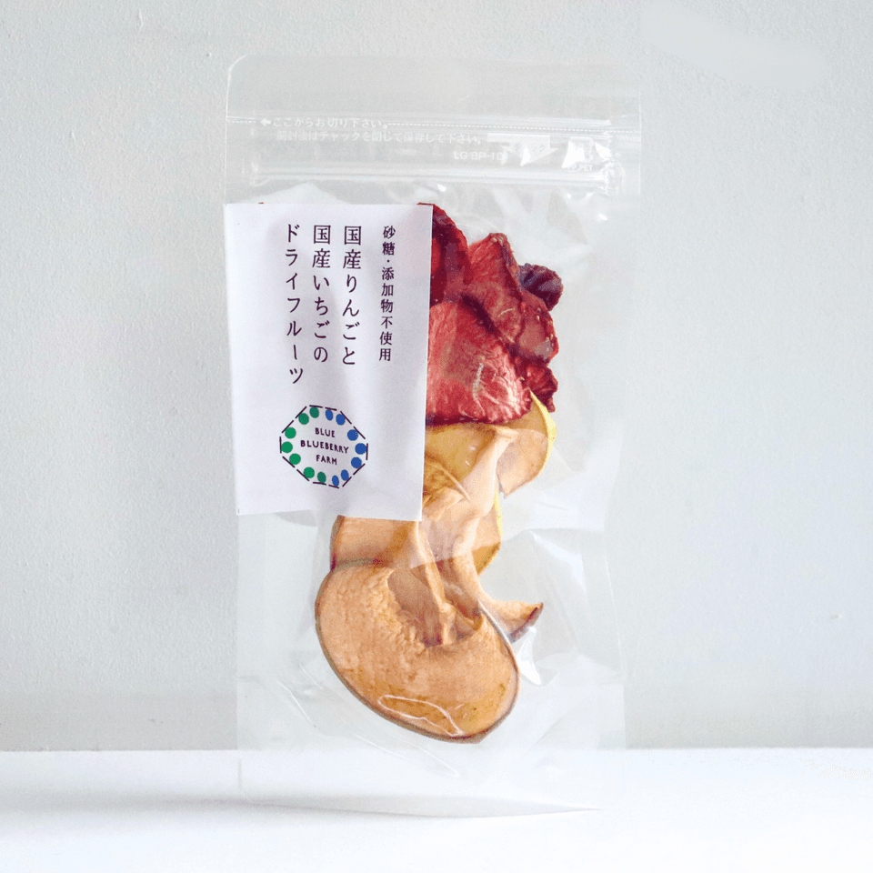国産りんごと国産いちごのドライフルーツ｜砂糖不使用・無添加｜りんごのやさしい甘さといちごの甘酸っぱさ