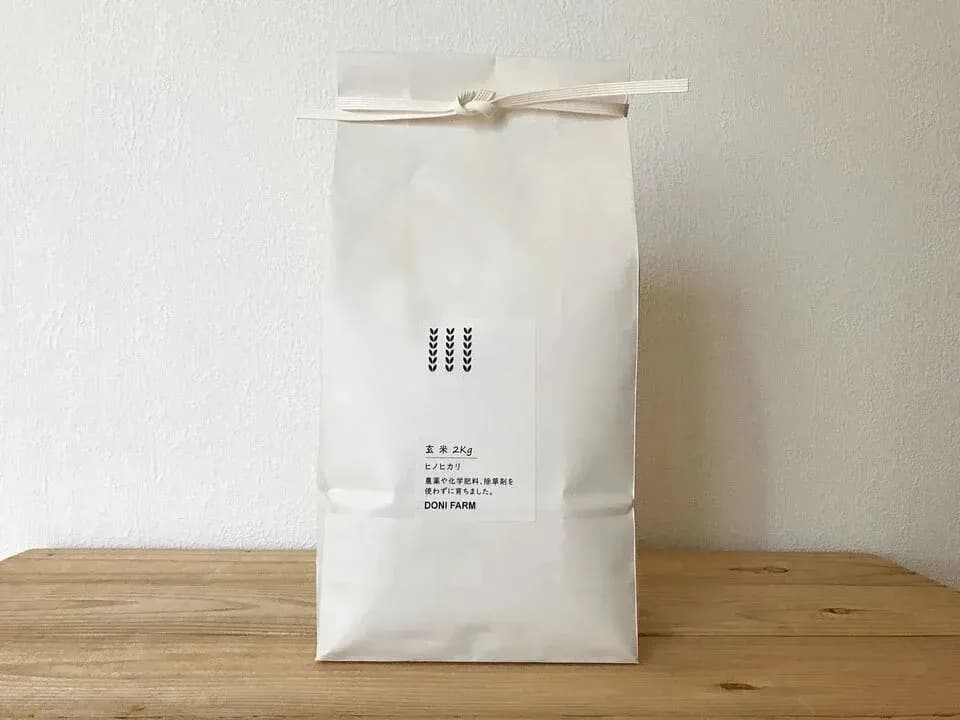 令和7年度産 / ヒノヒカリ 《玄米》無農薬 無肥料 DONI FARM (福岡県産