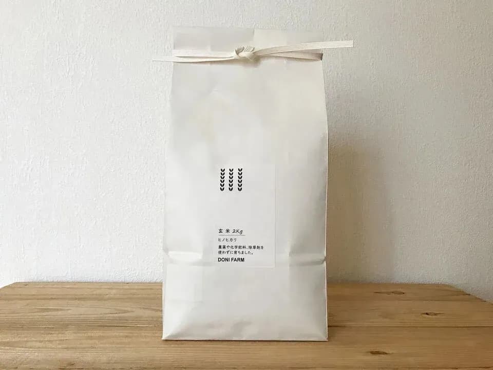 令和7年度産 / ヒノヒカリ 《玄米》無農薬 無肥料 DONI FARM (福岡県産