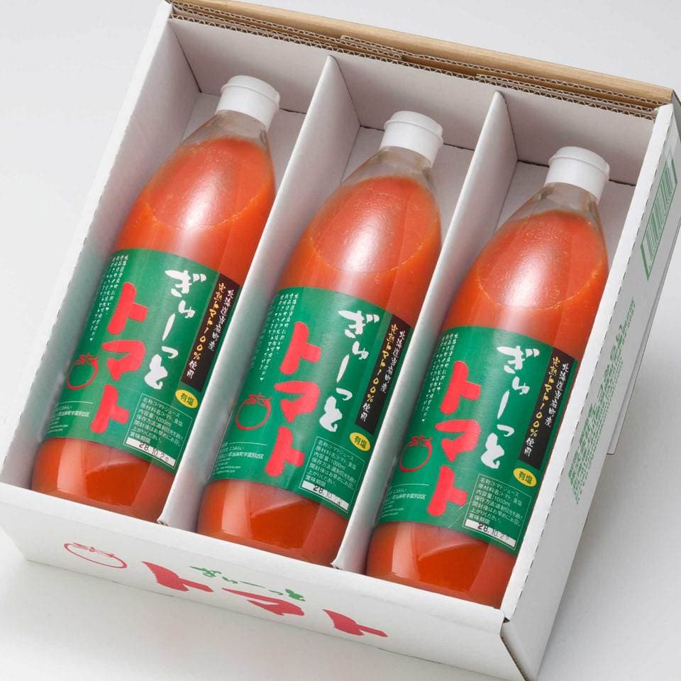 【無塩】北海道濃厚トマトジュース「ぎゅーっとトマト」
