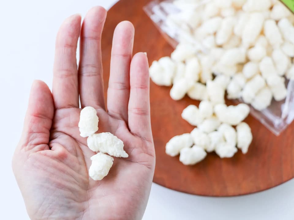 小麦・卵・乳製品・白砂糖不使用のお米菓子＜米のパフ＞農薬不使用・自然栽培で育てた自家栽培米使用