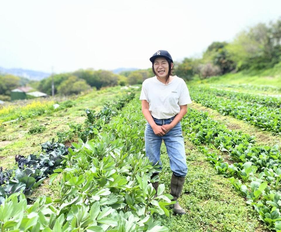 神奈川産小松菜のジェノベーゼ＜グリーングリーン コマツナ＞無農薬・無化学肥料で育てられています