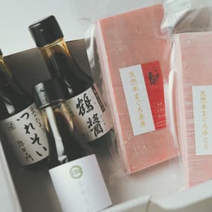 【冷凍】天然本まぐろと利き醤油セット