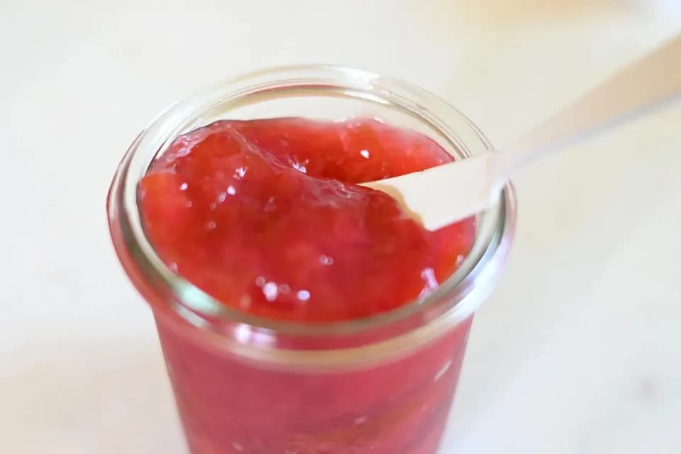 自然栽培プラム（すもも）のコンフィチュール