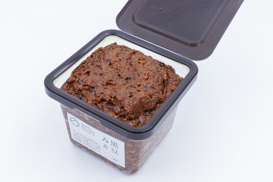 黒豆みそ　農薬不使用×天然麹菌(野生麹菌)