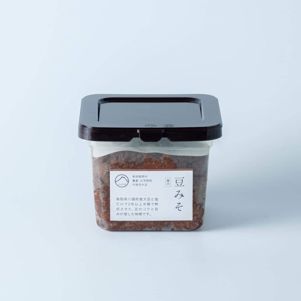 豆みそ　農薬・肥料不使用　木桶3年熟成