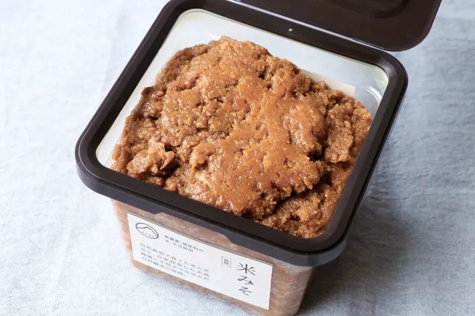 米みそ自然　自然栽培×天然麹菌(野生麹菌)