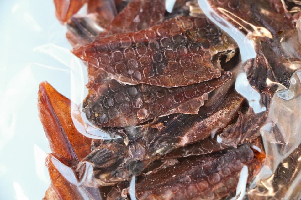 ホタルイカ素干し　化学調味料・保存料不使用