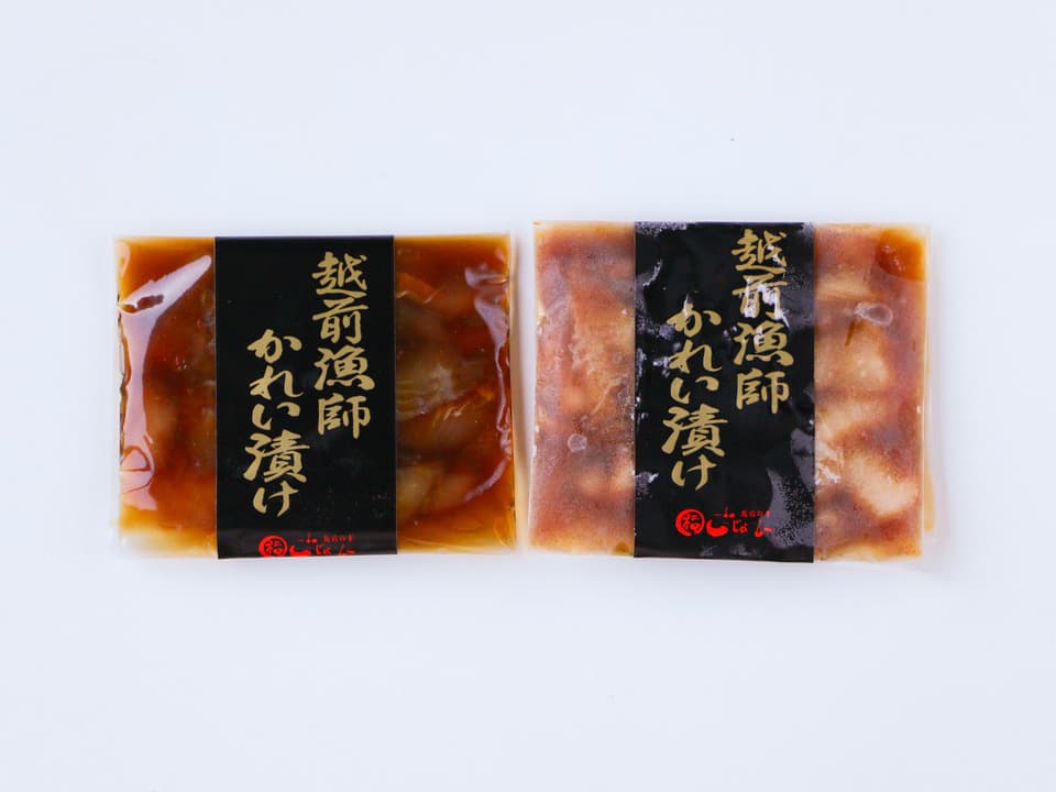 越前漁師カレイ漬け　新鮮加工　化学調味料・保存料不使用