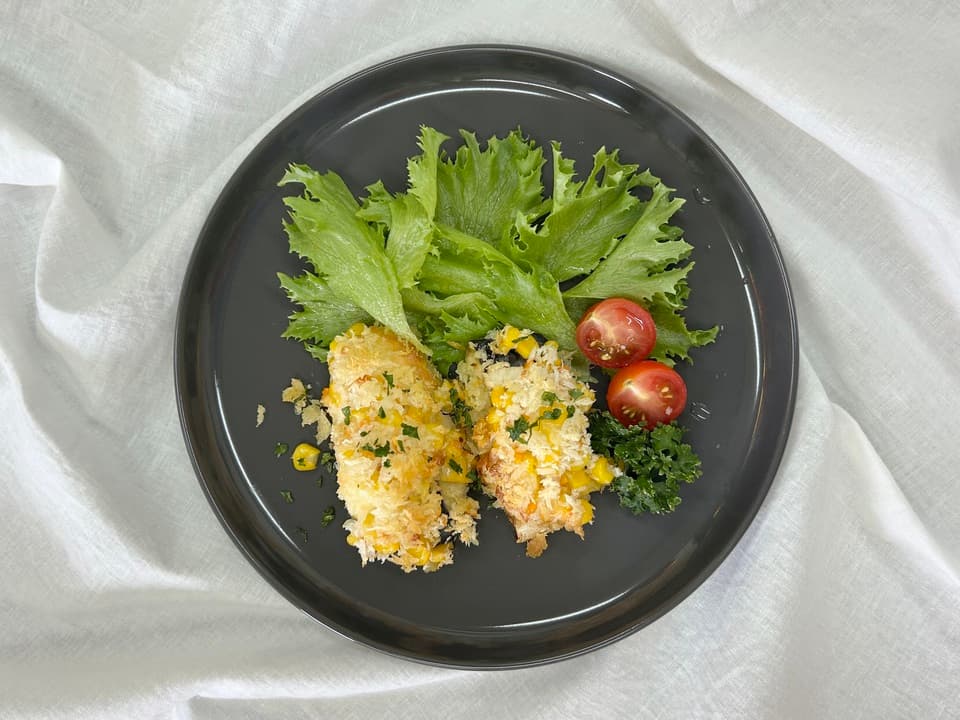 鯖マヨカレーのオーブン焼き