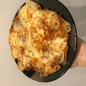 レンコンとチーズの挟み焼き