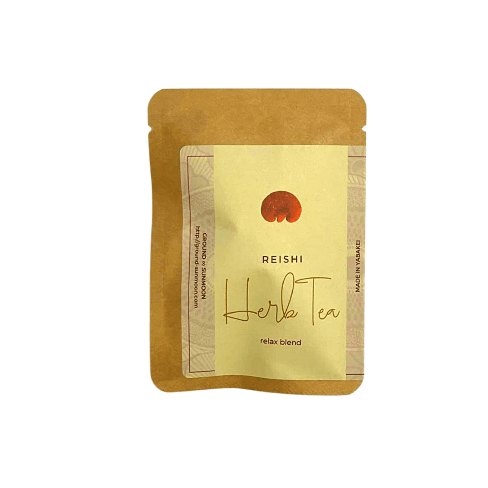 〈REISHI HERB TEA〉国産無農薬原木栽培霊芝入りハーブティー