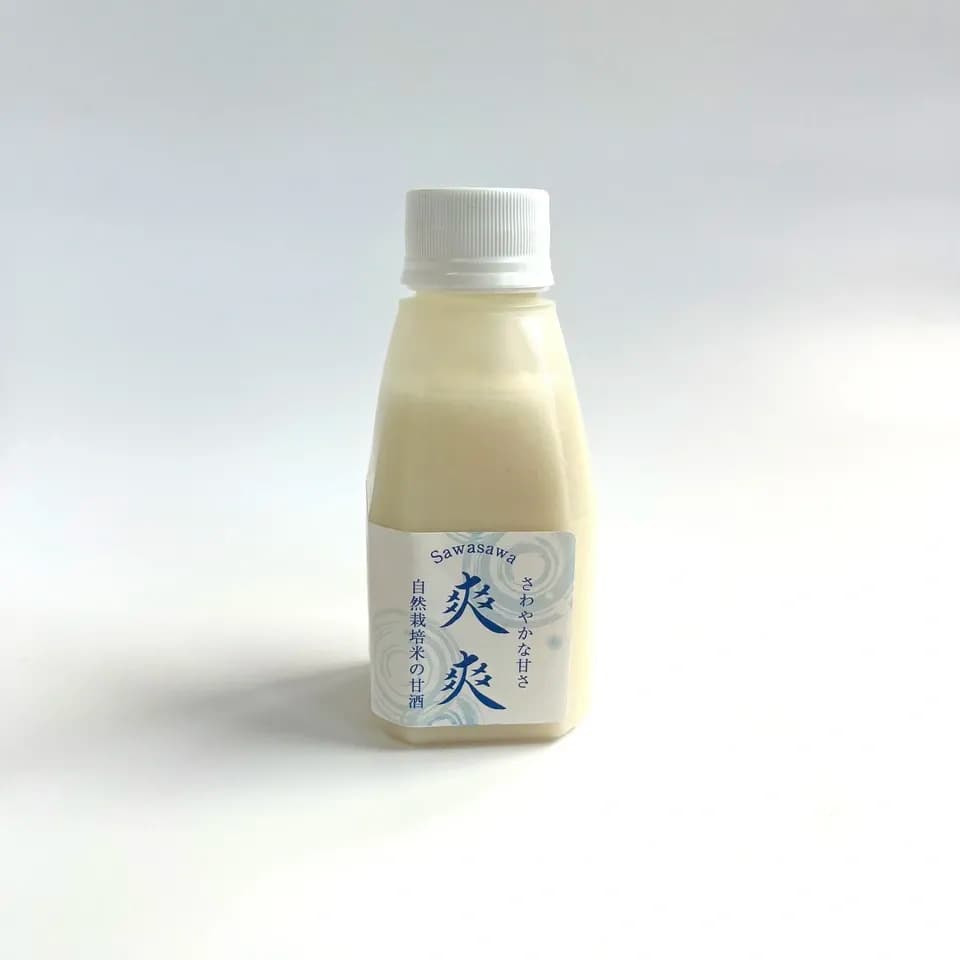 甘酒麹で作る＜甘酒 爽爽＞自然栽培米の甘酒麹を使用した爽やかな甘さ