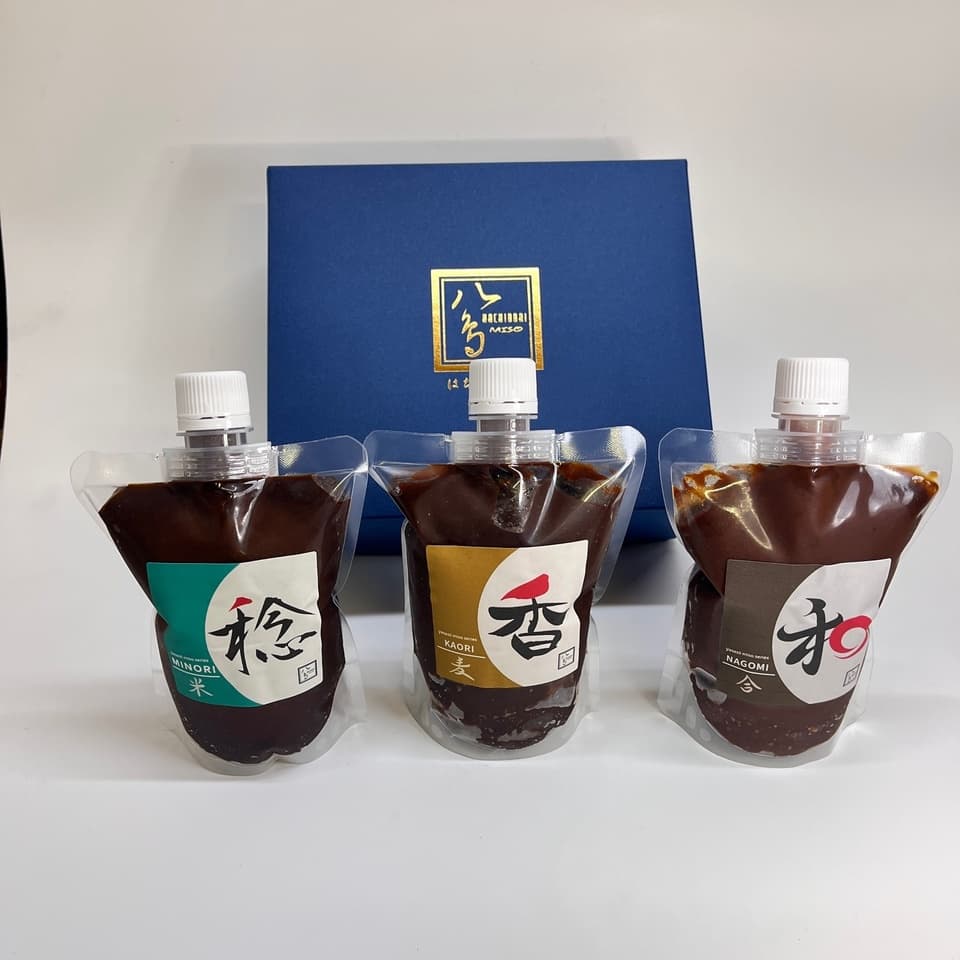 限定の味わい＜やさしいMISO ギフトセット C ＞自然栽培の恵み やさしいMISO 三種セット