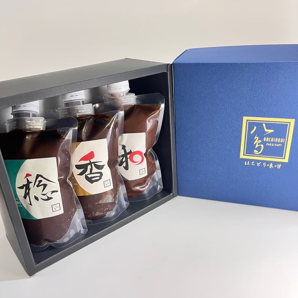 限定の味わい＜やさしいMISO ギフトセット C ＞自然栽培の恵み やさしいMISO 三種セット