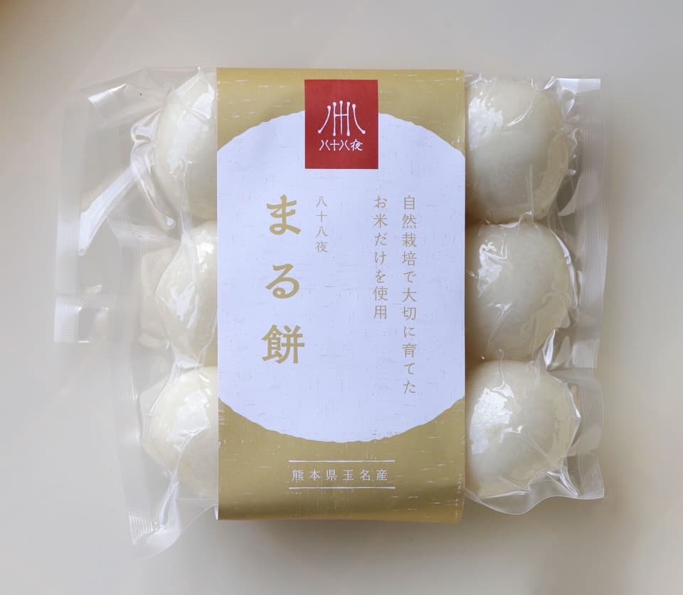 熊本県産自然栽培もち米のみ＜白餅＞モチモチほんのりした甘味