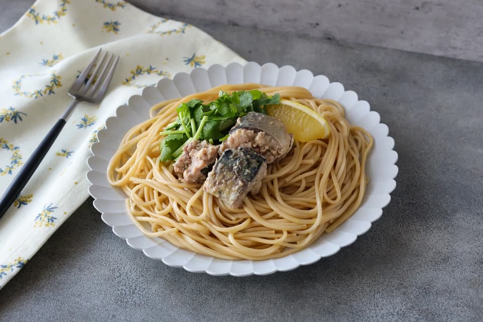 サバ缶そうめん