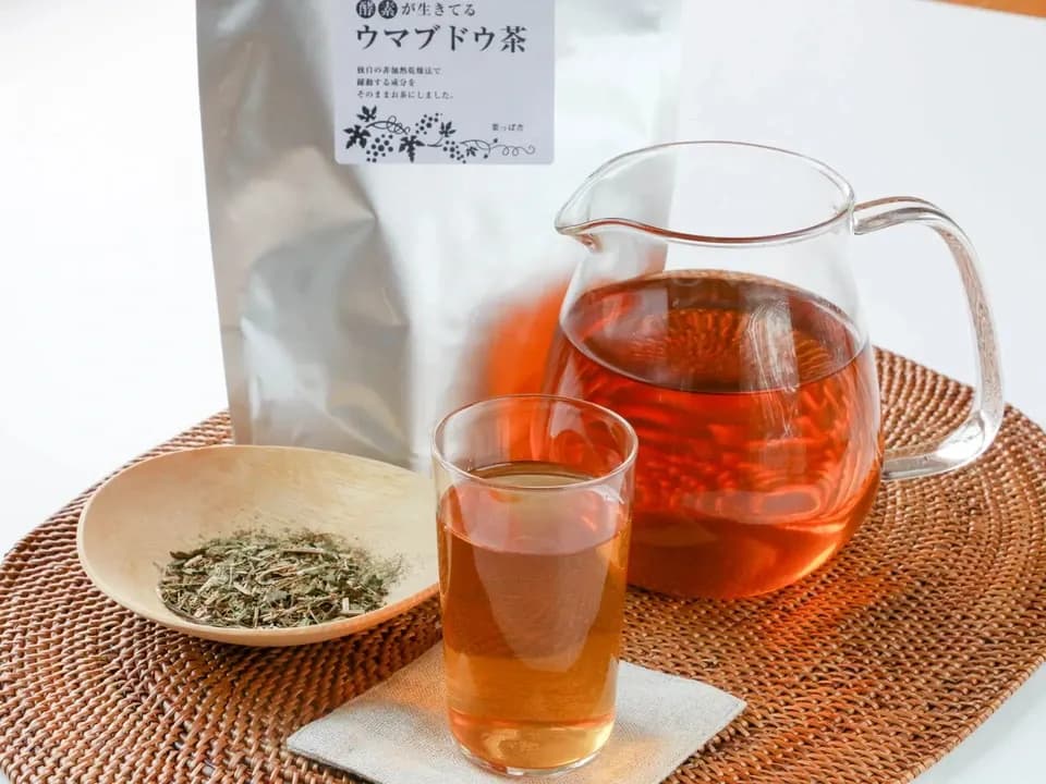 自然栽培★酵素が生きてる！ウマブドウ茶★お湯だし3分＆煮出しもOK! 独自の特殊加工を是非！！野ぶどう茶