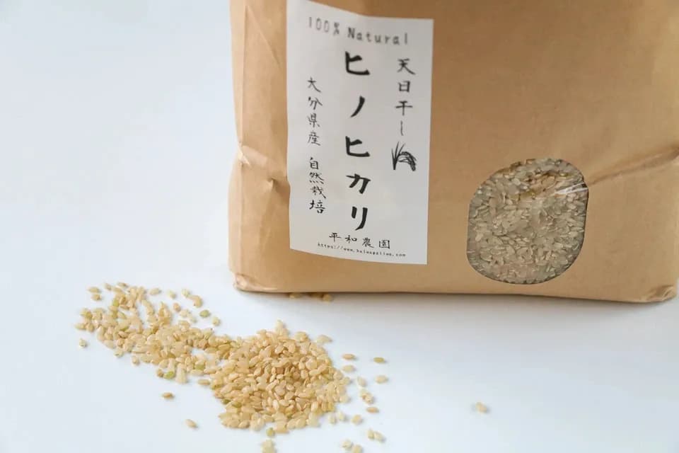天日干し/自然栽培米＜令和7年度産ヒノヒカリ＞大分県産