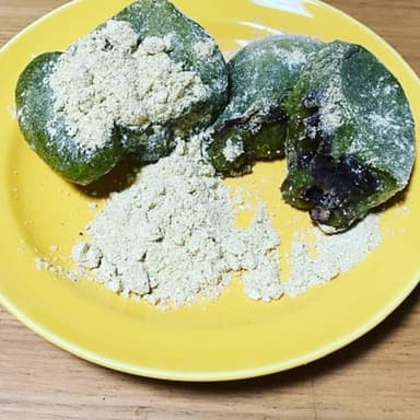 蓬餅作り