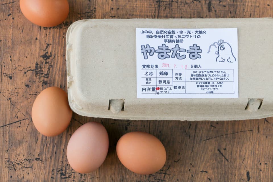 平飼い有精卵【おやまの農園ほーんびるの大寒卵】10個入り