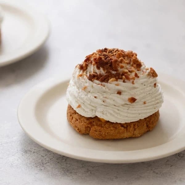 【３日間限定】短い旬を一つのケーキに　ワッサー（桃）のクッキーケーキ：完全オーガニック・グルテンフリー