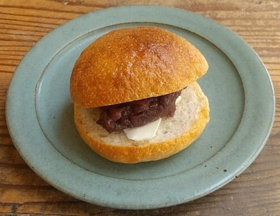 国産小麦の石窯パン＜あんバターサンド＞ヴィーガンなのにコクのある美味しさ！